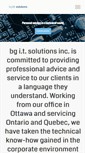 Mobile Screenshot of bgsolutions.ca